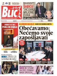 Blic - broj 6117, 22. feb 2014.