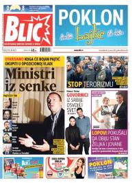 Blic - broj 6435, 12. jan 2015.