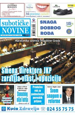 Nove Subotičke novine - broj 8, 21. feb 2014.