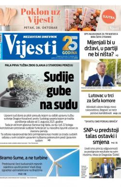 Vijesti - broj 8816, 27. okt 2022.