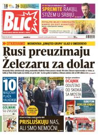 Blic - broj 6245, 3. jul 2014.