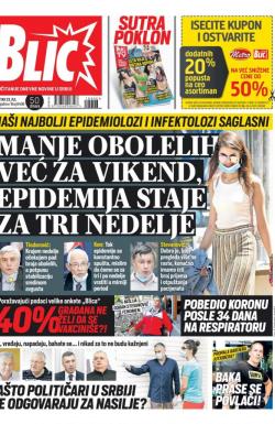 Blic - broj 8406, 23. jul 2020.