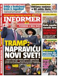 Informer - broj 3884, 21. jan 2025.