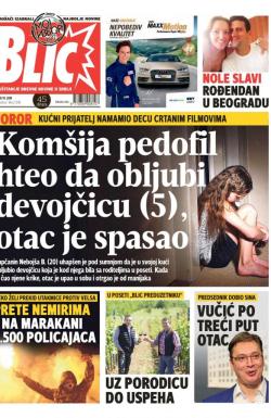 Blic - broj 7298, 10. jun 2017.