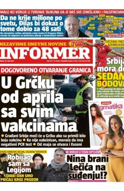 Informer - broj 2717, 30. mar 2021.