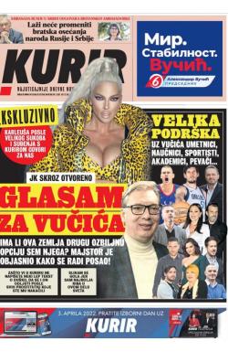 Kurir - broj 2916, 31. mar 2022.