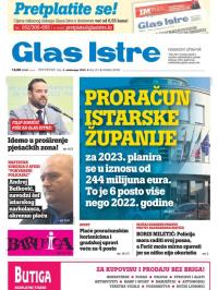 Glas Istre - broj 301, 3. nov 2022.