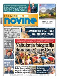 Dnevne novine - broj 2804, 7. okt 2020.