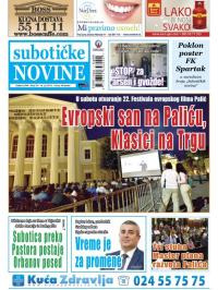 Nove Subotičke novine - broj 29, 17. jul 2015.