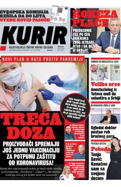 Kurir - broj 2545, 18. mar 2021.