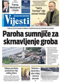 Vijesti - broj 8115, 9. nov 2020.