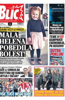 Blic - broj 8274, 3. mar 2020.