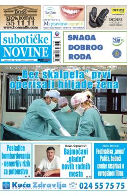 Nove Subotičke novine - broj 27, 4. jul 2014.