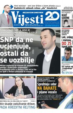 Vijesti - broj 6748, 4. jan 2017.