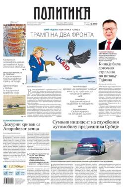 Politika - broj 39939, 9. feb 2025.