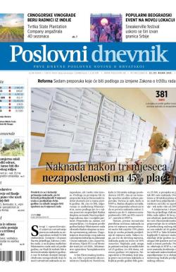 Poslovni Dnevnik - broj 4929, 22. sep 2023.