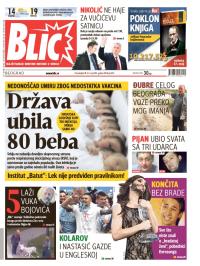 Blic - broj 6193, 12. maj 2014.