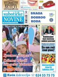 Nove Subotičke novine - broj 16, 17. apr 2014.