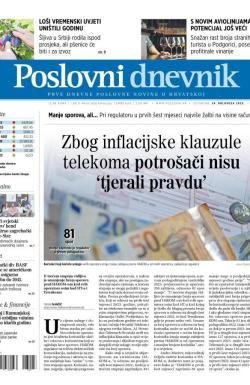 Poslovni Dnevnik - broj 4908, 24. avg 2023.