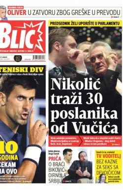 Blic - broj 6810, 29. jan 2016.