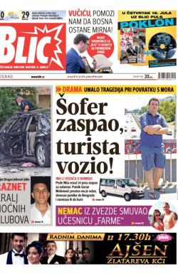 Blic - broj 6614, 14. jul 2015.