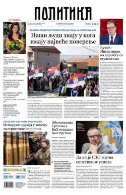 Politika - broj 39937, 7. feb 2025.