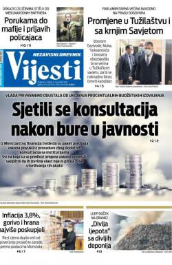 Vijesti - broj 8480, 17. nov 2021.