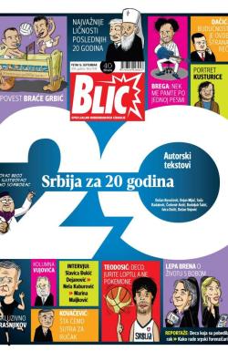 Blic - broj 7038, 16. sep 2016.