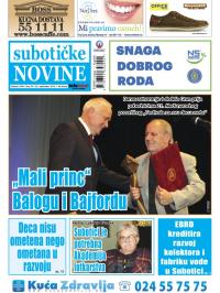 Nove Subotičke novine - broj 39, 26. sep 2014.