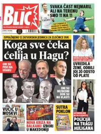 Blic - broj 7770, 2. okt 2018.