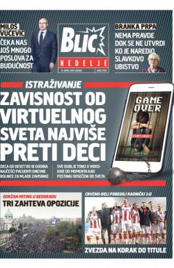 Blic - broj 7959, 14. apr 2019.