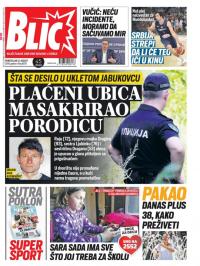 Blic - broj 8075, 12. avg 2019.