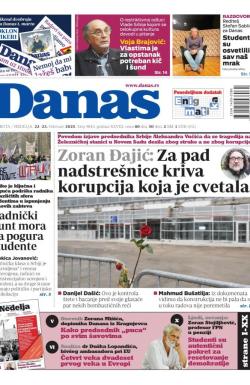 Danas - broj 9845, 22. feb 2025.