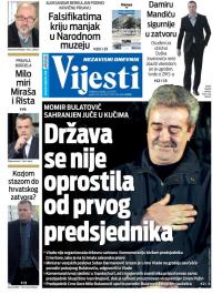 Vijesti - broj 7627, 3. jul 2019.