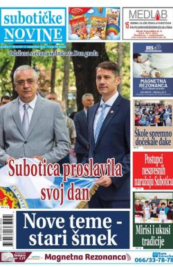 Nove Subotičke novine - broj 233, 3. sep 2021.