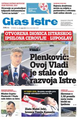 Glas Istre - broj 205, 27. jul 2021.