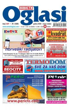 Novosti oglasi - broj 1609, 29. jan 2020.