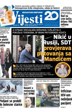 Vijesti - broj 6783, 9. feb 2017.