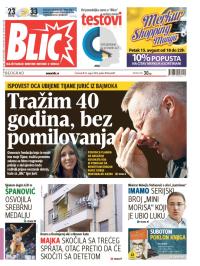 Blic - broj 6287, 14. avg 2014.