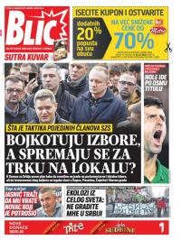 Blic - broj 8243, 31. jan 2020.