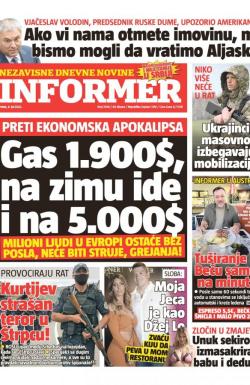 Informer - broj 3108, 8. jul 2022.