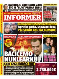 Informer - broj 3273, 20. jan 2023.