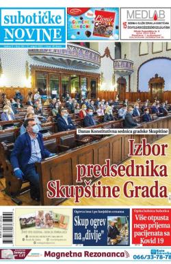 Nove Subotičke novine - broj 180, 21. avg 2020.