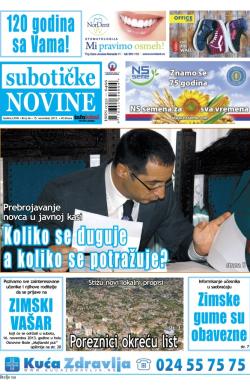 Nove Subotičke novine - broj 46, 15. nov 2013.