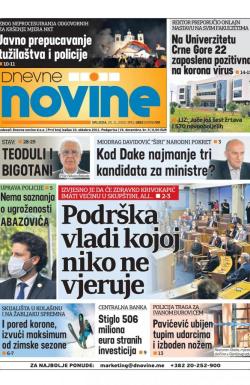 Dnevne novine - broj 2846, 25. nov 2020.