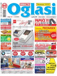 Novosti oglasi - broj 1340, 3. dec 2014.