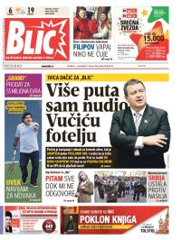 Blic - broj 6112, 16. feb 2014.