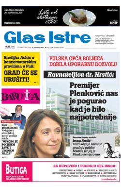 Glas Istre - broj 332, 2. dec 2021.