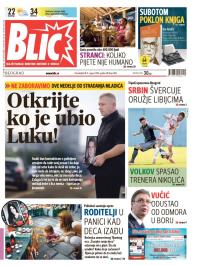 Blic - broj 6284, 11. avg 2014.