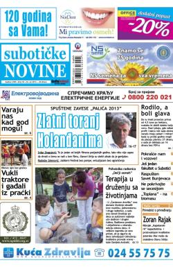 Nove Subotičke novine - broj 30, 26. jul 2013.